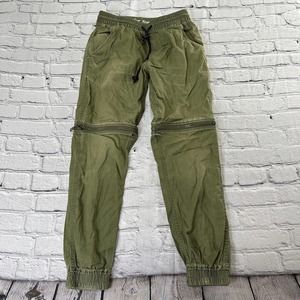 Publish Brand Jogger Pants Also Convertible Shorts Green Size 30